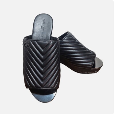 Karl Lagerfeld  Black Slide Sandals. NWOB Karl Lagerfeld | Shoes | Nwob Karl Lagerfeld Ziven Slide  main image 3