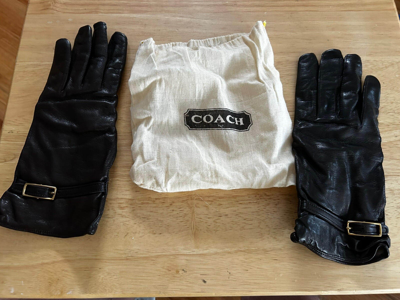 Coach Leather Gloves Women's Basic Colored - image 1