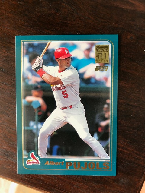 2001 Topps Traded Albert Pujols Rookie Card T247 Future Hall Of Famer 
