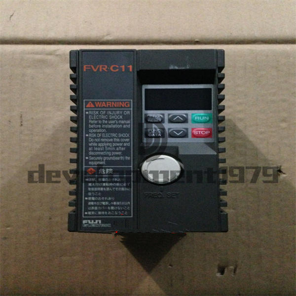 ONE Used Fuji Electric FVR-C11 FVR0.2C11S-2 200-230V 0.2KW Tested 
