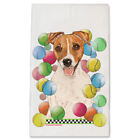 Jack Russell Terrier Tennis Dog Kitchen Dish Towel Pet Gift
