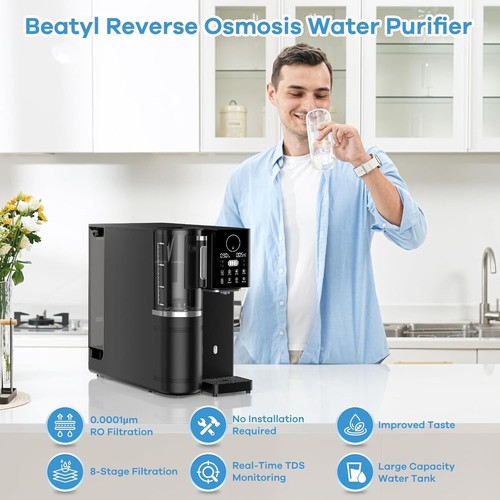 Reverse Osmosis Water Filter, Water Purifier, 8-Stage RO Filtration (Y9S) - Picture 2 of 8