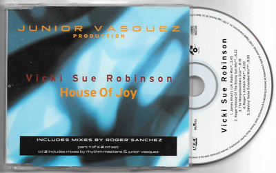 VICKI SUE ROBINSON House Of Joy 1997 Logic Records CD Single 74321511482