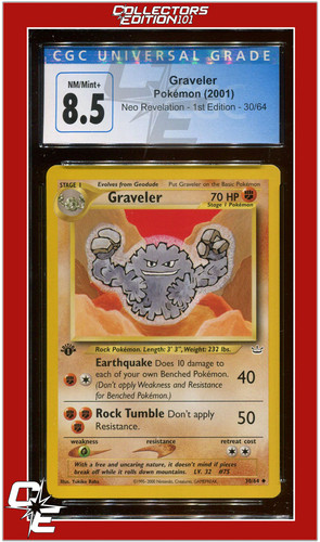 Graveler (1st Edition) graded CGC 8.5 for sale on eBay