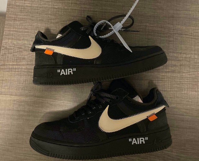 off white air force 1 black 2018