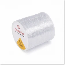 Durable 0.5mm Elastic Cord for Jewelry Making - Stretchy Beading Threads and Fib