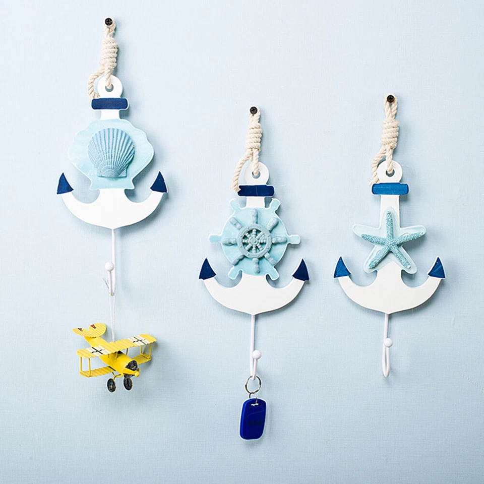 1PC Hanging Hook Nautical Coat Hooks Novelty Hooks Clothes Hook Coat Hook - Image 3 of 4