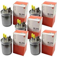 5x MAHLE / KNECHT Kraftstofffilter KL 173 Fuel Filter für Ford Focus Kombi DNW