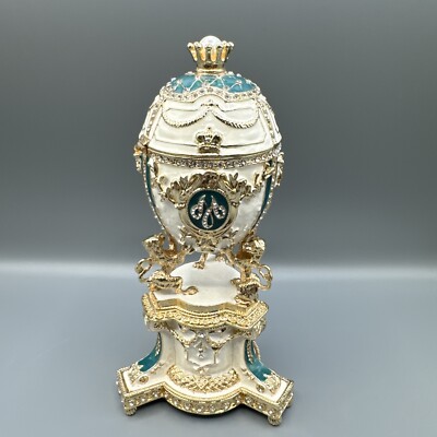 BestPysanky 1903 Royal Danish Musical Imperial Egg 8.4 Inches