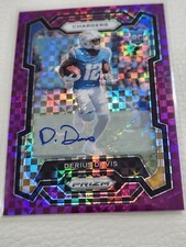 2023 Prizm Derius Davis ROOKIE PURPLE POWER AUTO 27/49 
