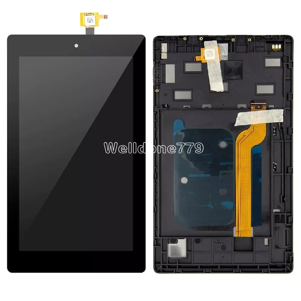 LCD Touch Screen Digitizer w/Frame For Amazon Kindle Fire 7" 9th Gen 2019 M8S26G - Image 3 of 4