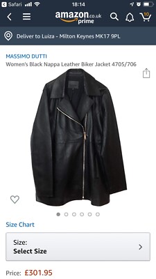 massimo dutti leather biker jacket