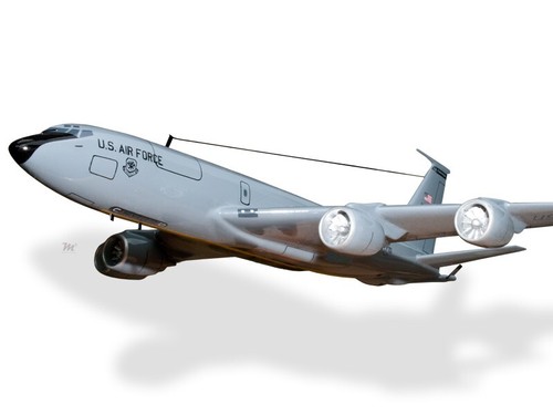 Boeing KC-135R Stratotanker USAF Version 2 Schreibtisch Holz Flugzeug Modell klein 1/130 - Bild 3 von 13
