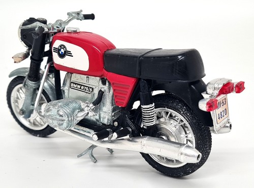 Polistil 1/15 BMW R75/5 MS.105 Vintage Motorcycle Diecast Model Bike - Picture 8 of 9
