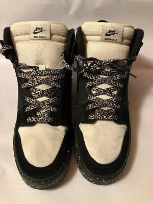 2012 Nike Dunk High LR Black White Speckle 487924-004 Men
