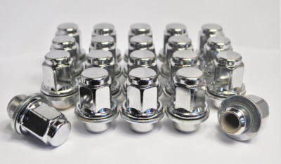 20 x Genuine M12x1.5 Flat 21mm Alloy Wheel Nuts For Toyota Cars