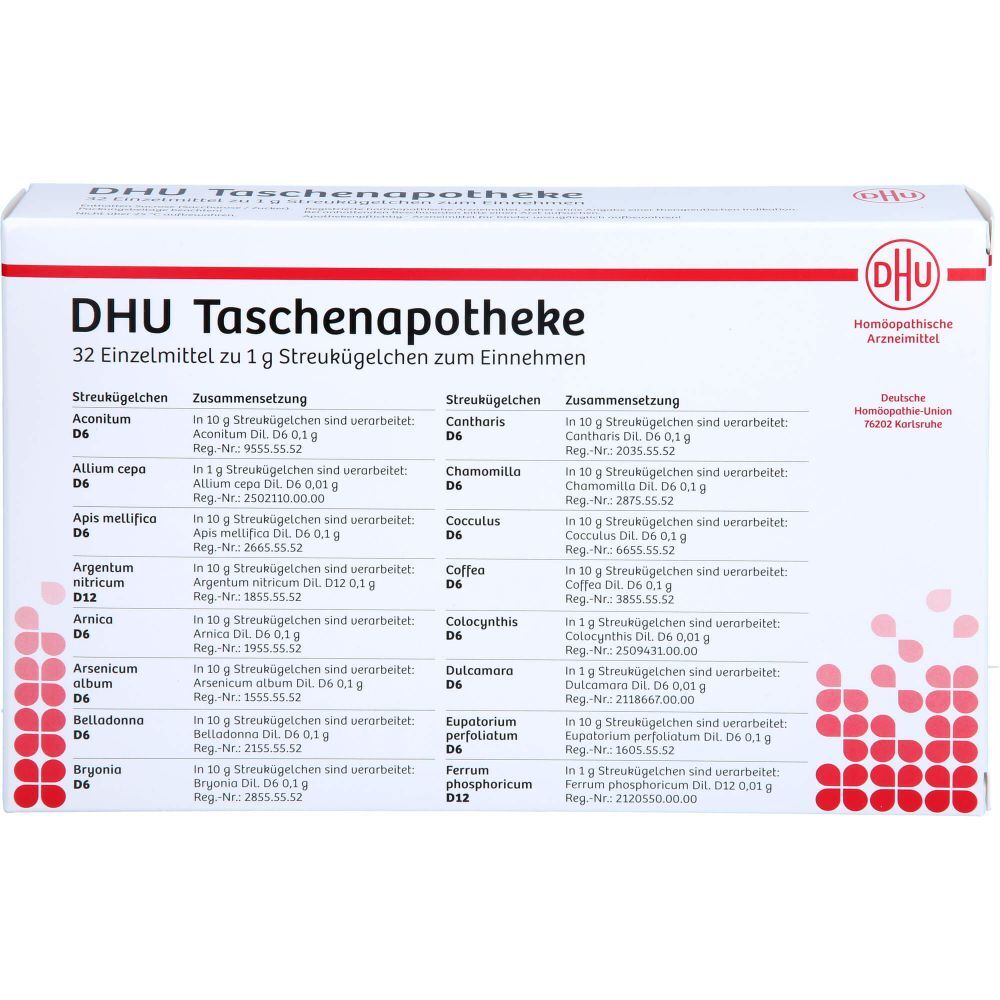 DHU Taschenapotheke Globuli 32 g PZN02640407