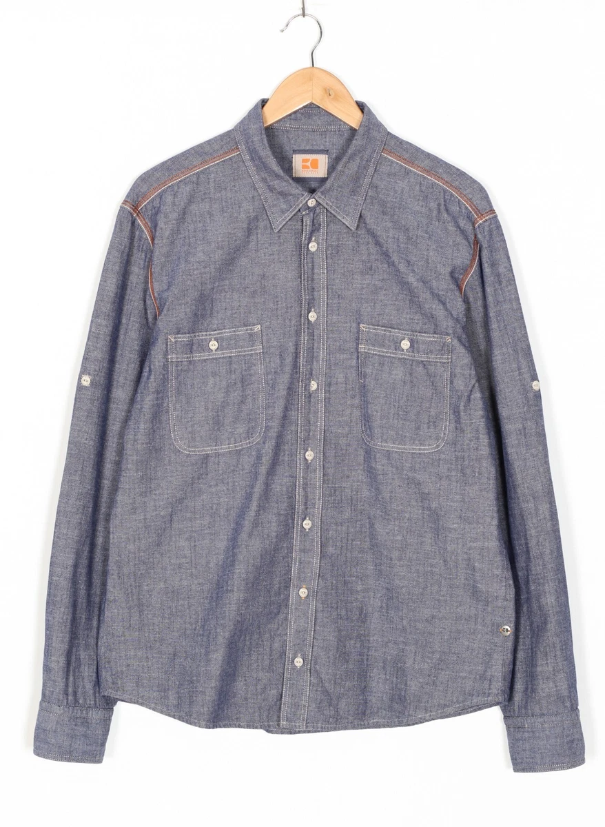 Chemise Hugo Boss Coton - Taille M - Col Classique - Très Bon état