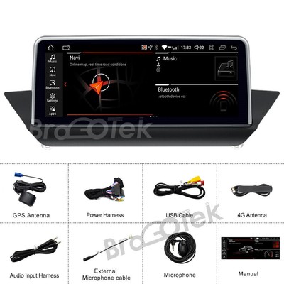 Carplay For BMW X1 E84 Autoradio GPS Navi Sat Carplay Android13 4G WIFI 8+128GB