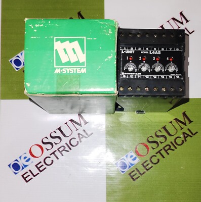 M-SYSTEM TECHNOLOGY L4AS-1A2-R QUAD DC ALARM VOLTAGE 24VDC FREE FAST SHIPPING