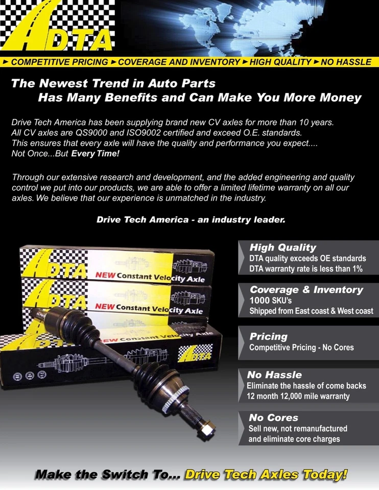 Nuevo eje CV lado del conductor delantero para Suzuki SX4 2010-2013 transmisión manual solamente Foto 4 de 4