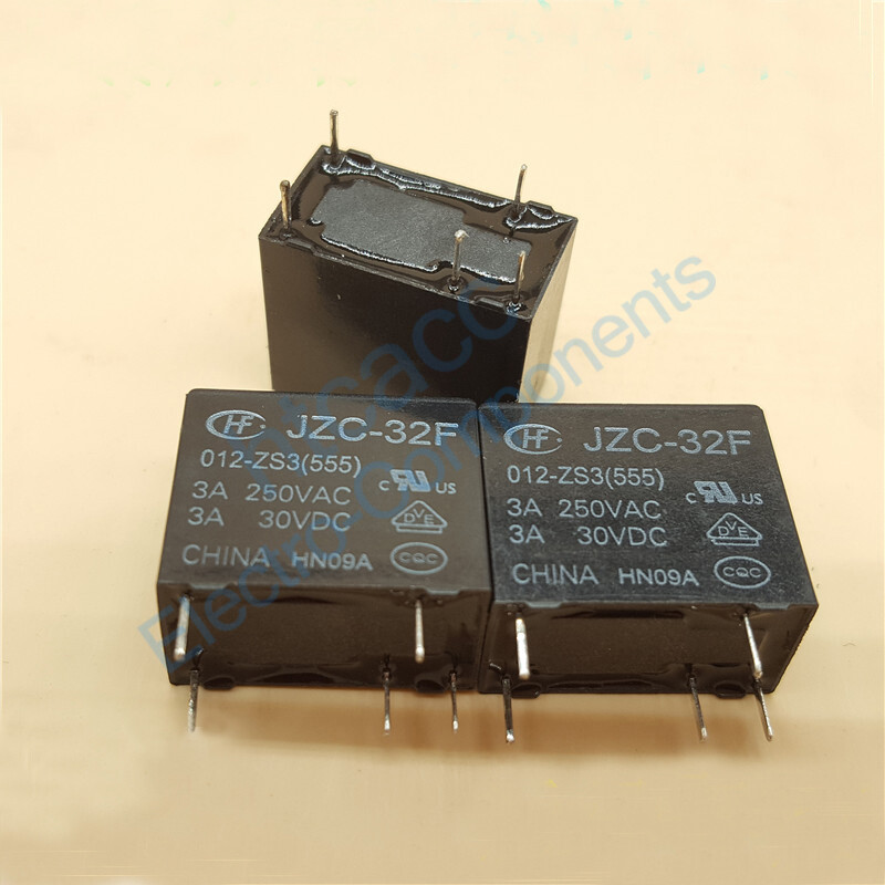 JZC-32F/024-ZS3(555) General Purpose Power Relay 3A 24VDC 5 Pins