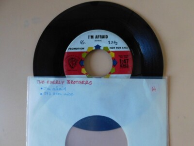 The Everly Brothers - I`m afraid - Promotion Single - Rarität - Vinyl 7'' Single
