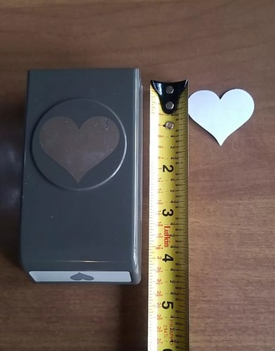 Stampin Up Full Heart Paper Punch Valentine's Day Crafts Love Cards Sweetheart - Picture 4 of 5