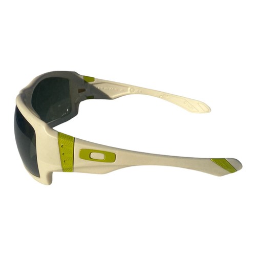 Oakley Big Taco Men's Sunglasses Matte Bone & Green OO9173-07 - 第 4/11 張圖片
