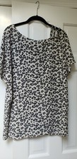 BiBi Cute Animal Print Strappy Top Size L NWOT