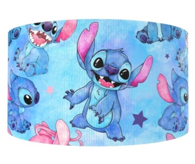 1.5 INCH Stitch GROSGRAIN RIBBON Hair Bow Supplies Cartoon 1218775 Alien
