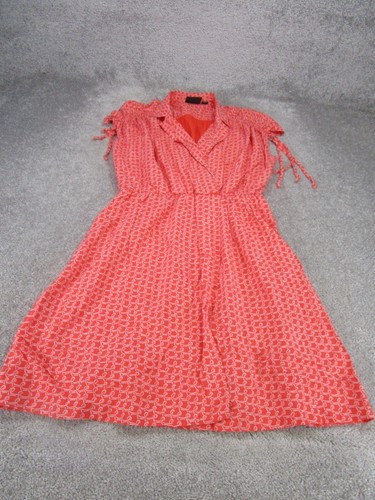 Maeve Shift Dress Womens Medium Orange Casual
