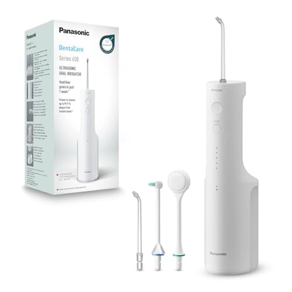 Panasonic Serie 600 Irrigatore Orale a Ultrasuoni EW-DJ67-W303, Idropulsore per