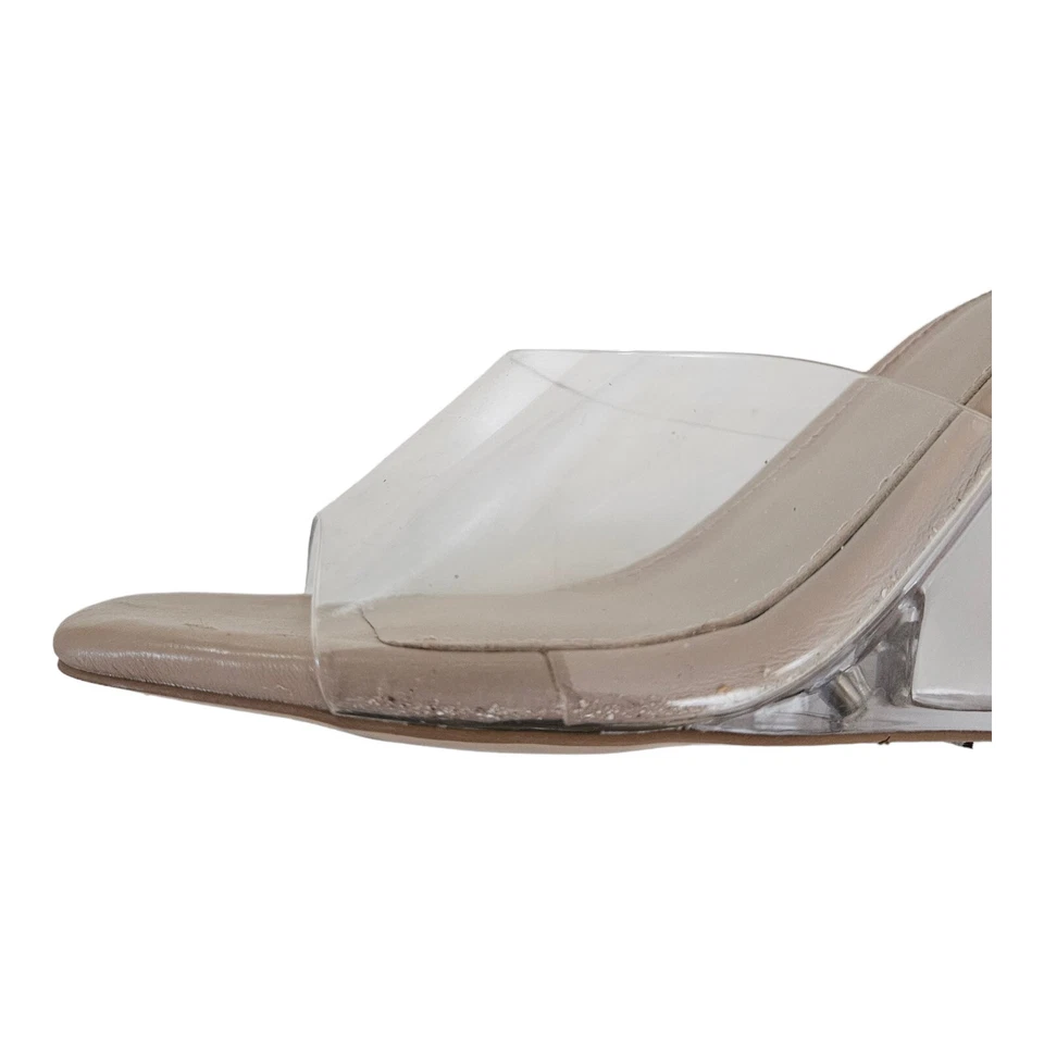 Tony Bianco Alessi Vinylite Skin Wedge Mule Sandals Women's 10 - Image 4 of 4