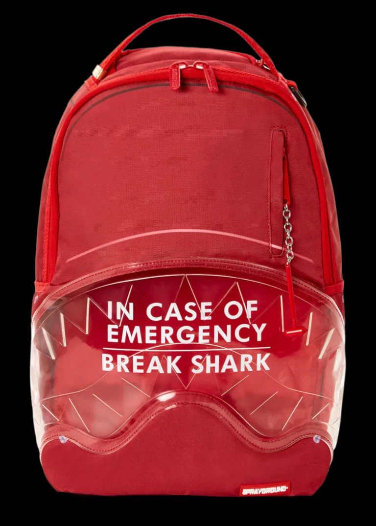 BREAK IN CASE OF EMERGENCY SHARK SPRAYGROUND BACKPACK – Sports World 165