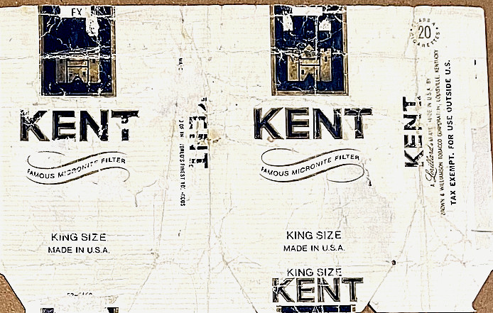 KENT - Vintage Collection - USA 🇺🇸 - 70s - Empty