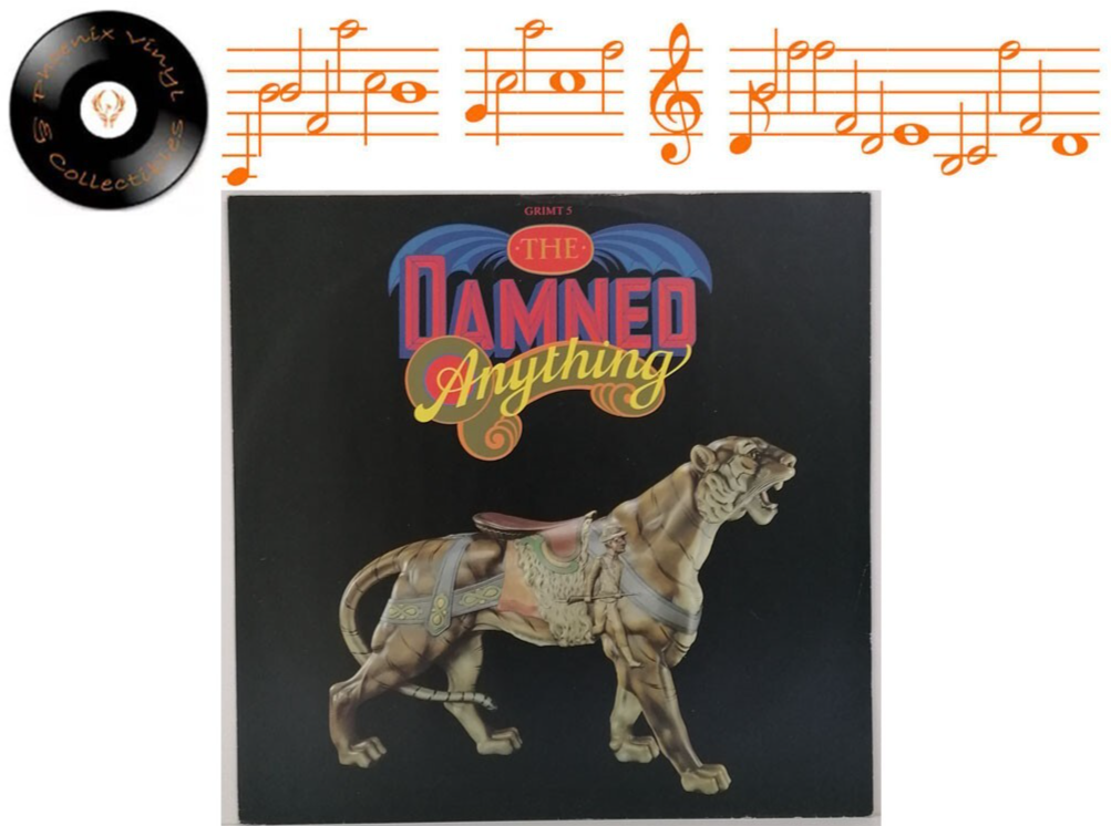The Damned Anything 12” Single  A1 B1 Pressing - EX