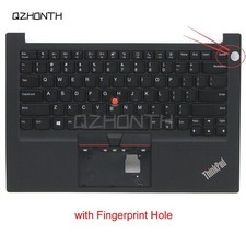 New For Lenovo Thinkpad E14 Gen 2 Palmrest with US Keyboard Non-Backlit w/FPR
