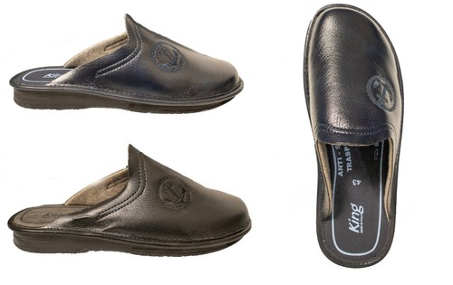 Pantofole uomo simil pelle chiuse 40 41 42 43 44 invernali calde comode  italiane | eBay