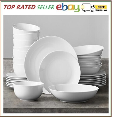 Member's Mark 32-Piece Porcelain Dinnerware Set