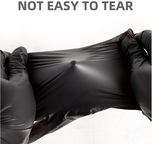100 Black Vinyl Gloves , Latex & Nitrile Free-XL - Picture 8 of 11