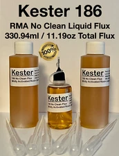330.94ml/11.19oz KESTER 186 RMA NO CLEAN LIQUID ROSIN FLUX FOR SOLDERING