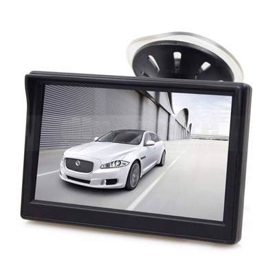 12,7 cm TFT Monitor Saugnapf Rückfahrsystem LCD 5'' Zoll kleiner Saugnapfhalter