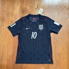 USA Home Soccer Jersey PLAYER VERSION Pulisic 10 World Cup 2026 Medium