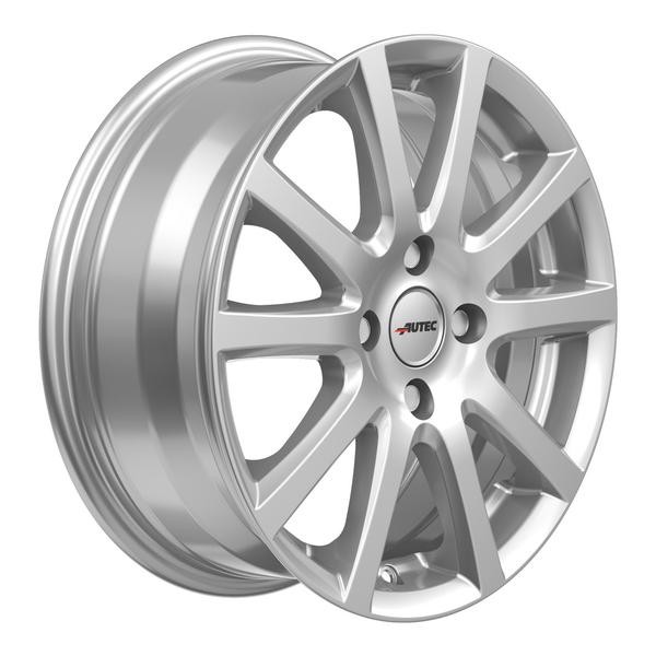 1X Autec Typ S-SKANDIC Brillantsilber 7.5Jx18 5X108 ET49-image