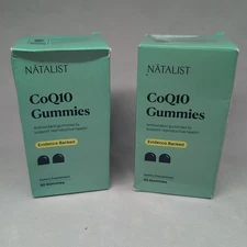 NEW 2 NATALIST CoQ10 Gummy Daily Fertility Vitamin Powerful Antioxidant Defense