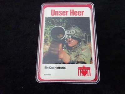 Kartenspiel 60/70er 32 Karten top Zustand Berliner Spielkarten Unsere Heer BW