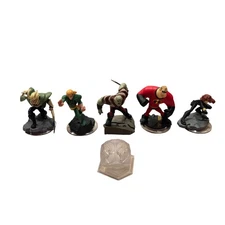 Disney Infinity 2 Marvel Super Heroes Xbox 360 Game + 6 Figures Loki Iron Fist