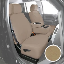 For Lincoln Nautilus 24 Saddleman NeoSupreme 1st Row Tan Custom Seat Covers