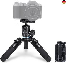 Rollei Compact Traveler Mini M1, Mini Stativ Kamera aus Aluminium 49cm Leichtes
